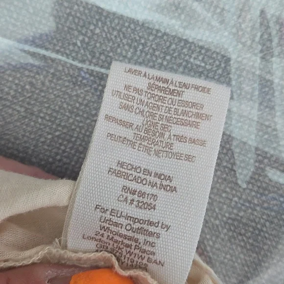 Free People Cream& Pink‎ Embellished Long Sleeve Tunic XS  Fp50 - Picture 9 of 10